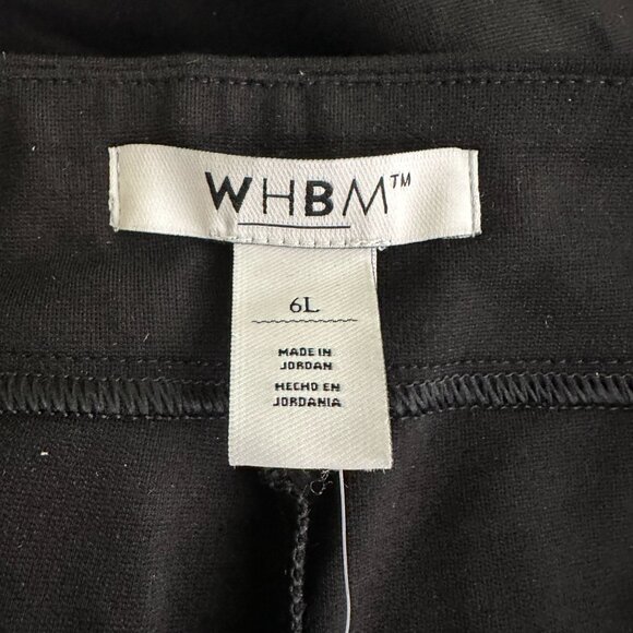 NWT White House Black Market Pull on Skinny Flare Pants Black #WHBM41 - Picture 5 of 11